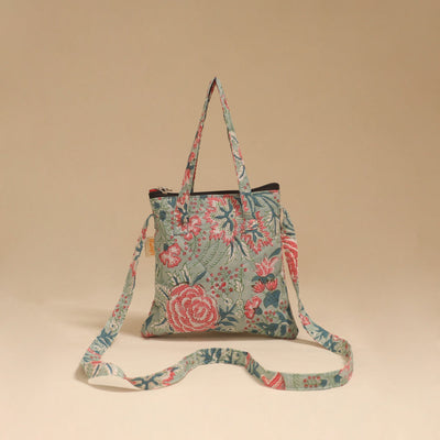 Handcrafted quilted sling bag 24