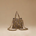 Handcrafted quilted sling bag 27