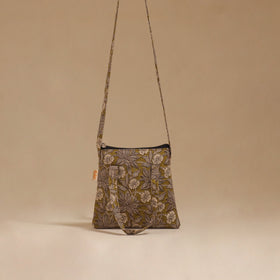Handcrafted quilted sling bag 27