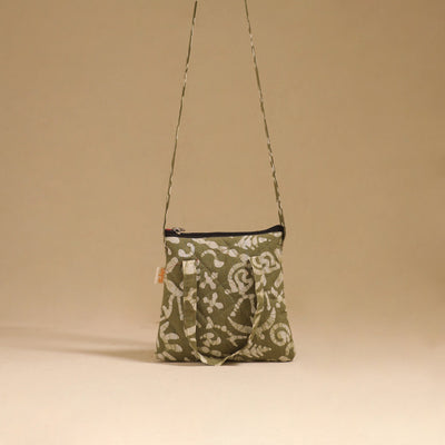 Handcrafted quilted sling bag 30
