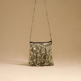 Handcrafted quilted sling bag 30