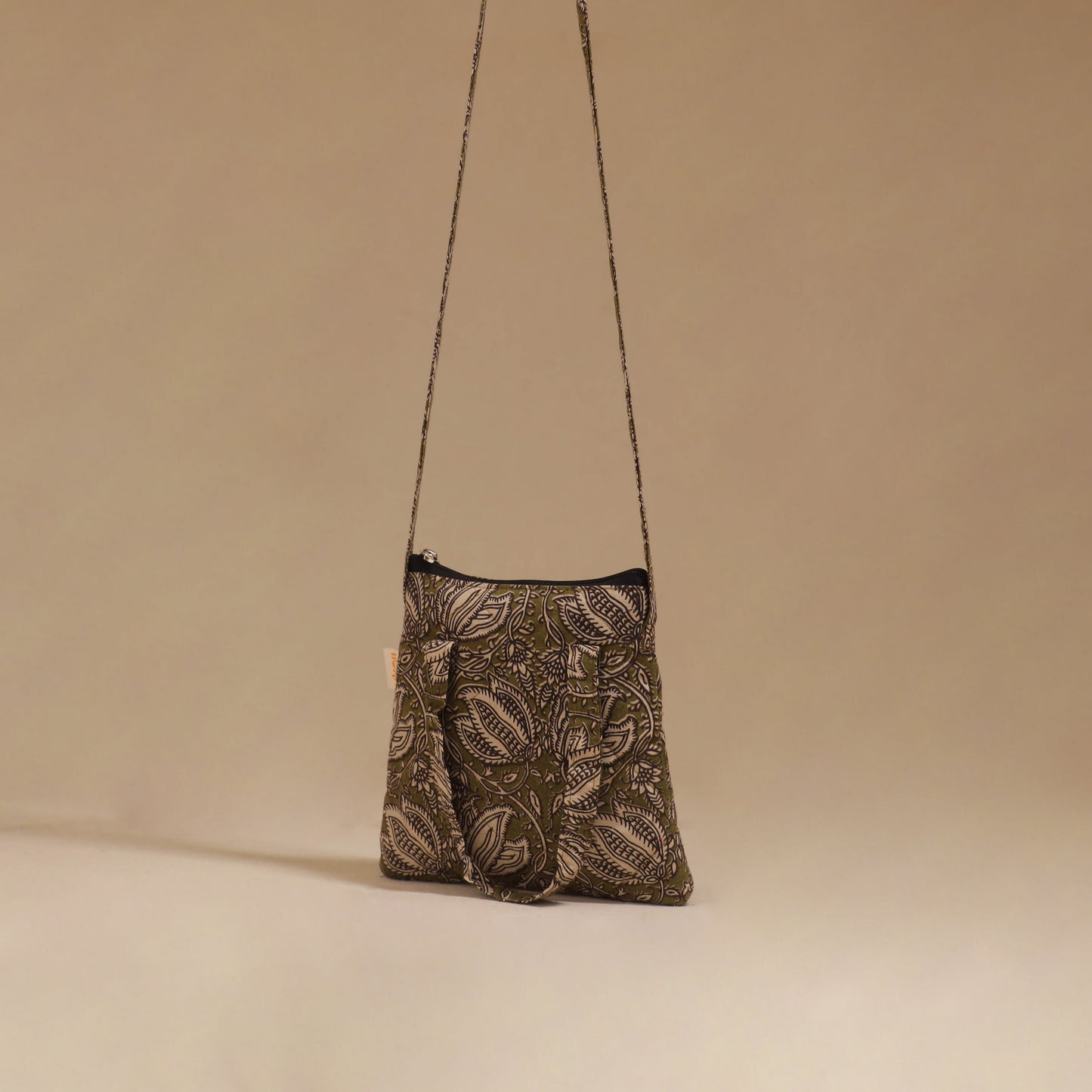 Handcrafted quilted sling bag 35