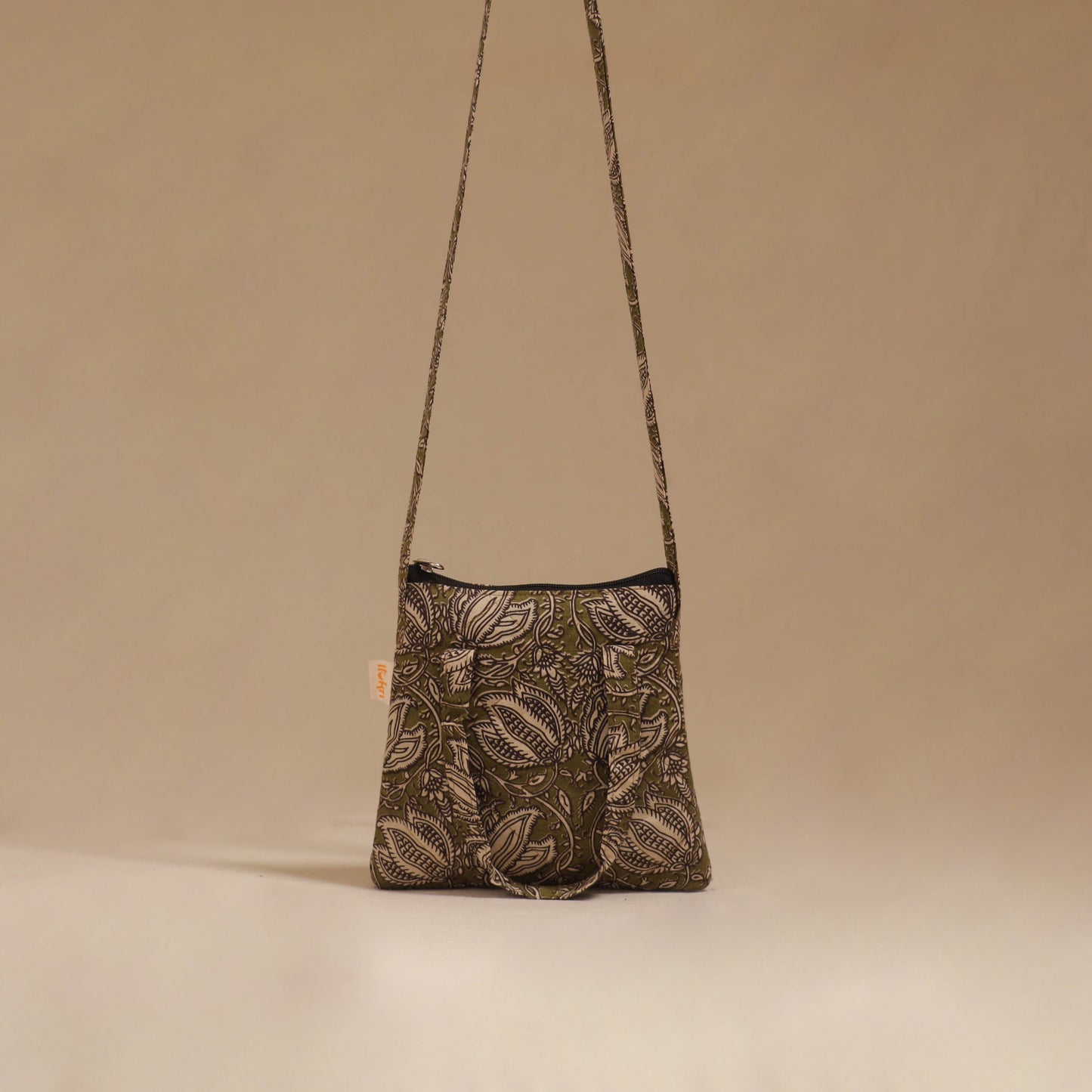 Handcrafted quilted sling bag 35