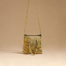 Handcrafted quilted sling bag 38