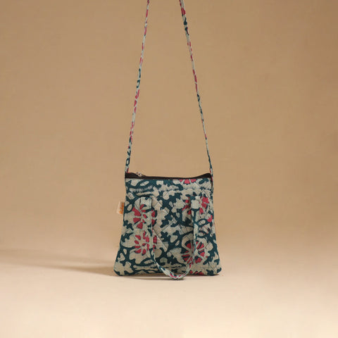 Handcrafted quilted sling bag 39