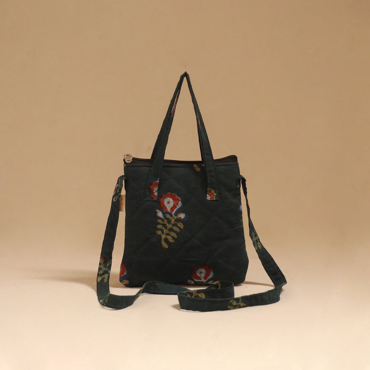 Handcrafted quilted sling bag 55
