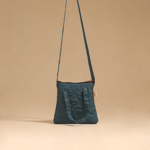 Handcrafted quilted sling bag 79