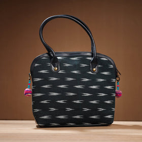 Green Handcrafted Printed Cotton Shoulder Bag