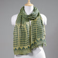 Buy Block Art Print Linen Bindaas Stole