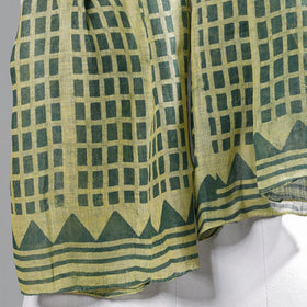 Buy Block Art Print Linen Bindaas Stole