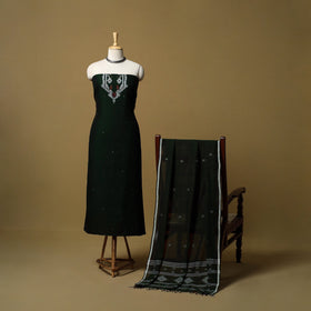 Handloom bengal jamdani cotton 2pc unstitched dress