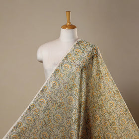Handloom chanderi silk hand sanganeri fabric 06
