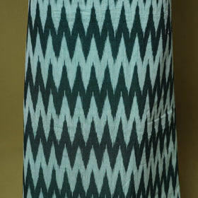 Green - handloom cotton 3pc pochampally ikat dress material
