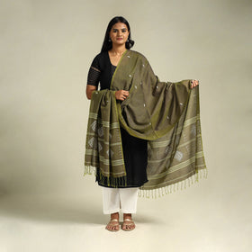  Handloom Cotton Burdwan Jamdani Dupatta