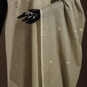 Green - handloom cotton burdwan jamdani dupatta 20