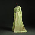Green - handloom cotton buti srikakulam jamdani saree 05