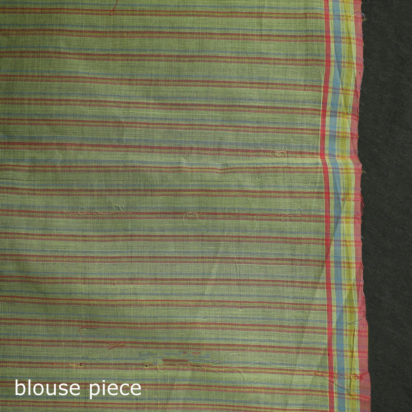 Green - handloom cotton buti srikakulam jamdani saree 05