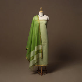 Mangalagiri natural dyed 3pc unstitched dress material 04
