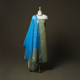 Handloom cotton mangalagiri 3pc unstitched dress material