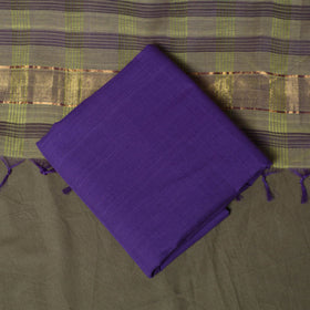 Handloom cotton mangalagiri 3pc unstitched dress material