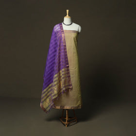 Handloom cotton mangalagiri 3pc unstitched dress material