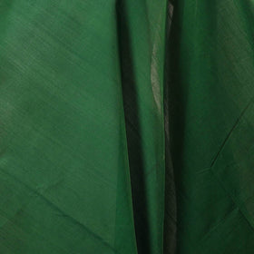 Green - handloom cotton mangalagiri fabric with zari border