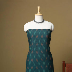 Handloom cotton pochampally ikat 3pc unstitched dress