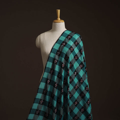 Handloom cotton sambalpuri dabi ikat fabric 06 - handcrafted