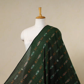 Green - handloom cotton sambalpuri ikat fabric 03