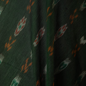 Green - handloom cotton sambalpuri ikat fabric 03