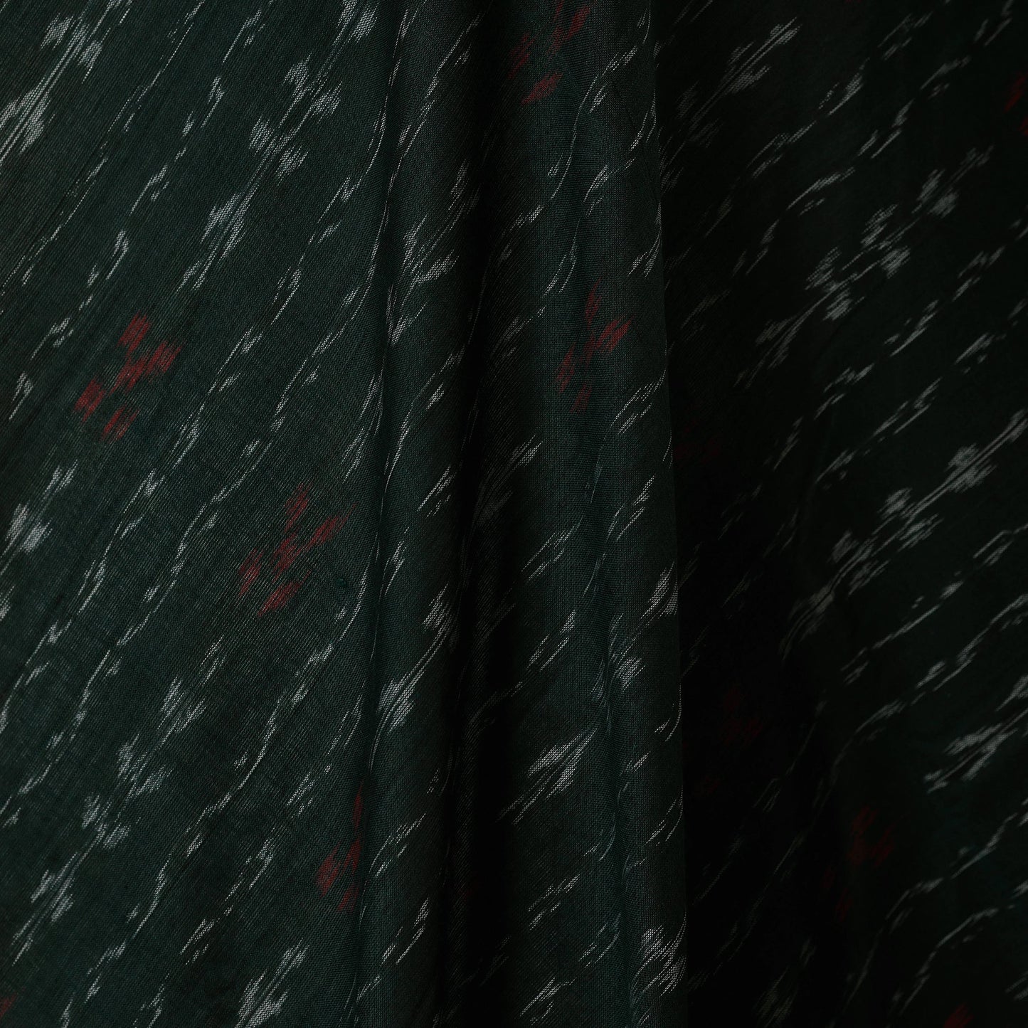 Green - handloom cotton sambalpuri ikat fabric 05