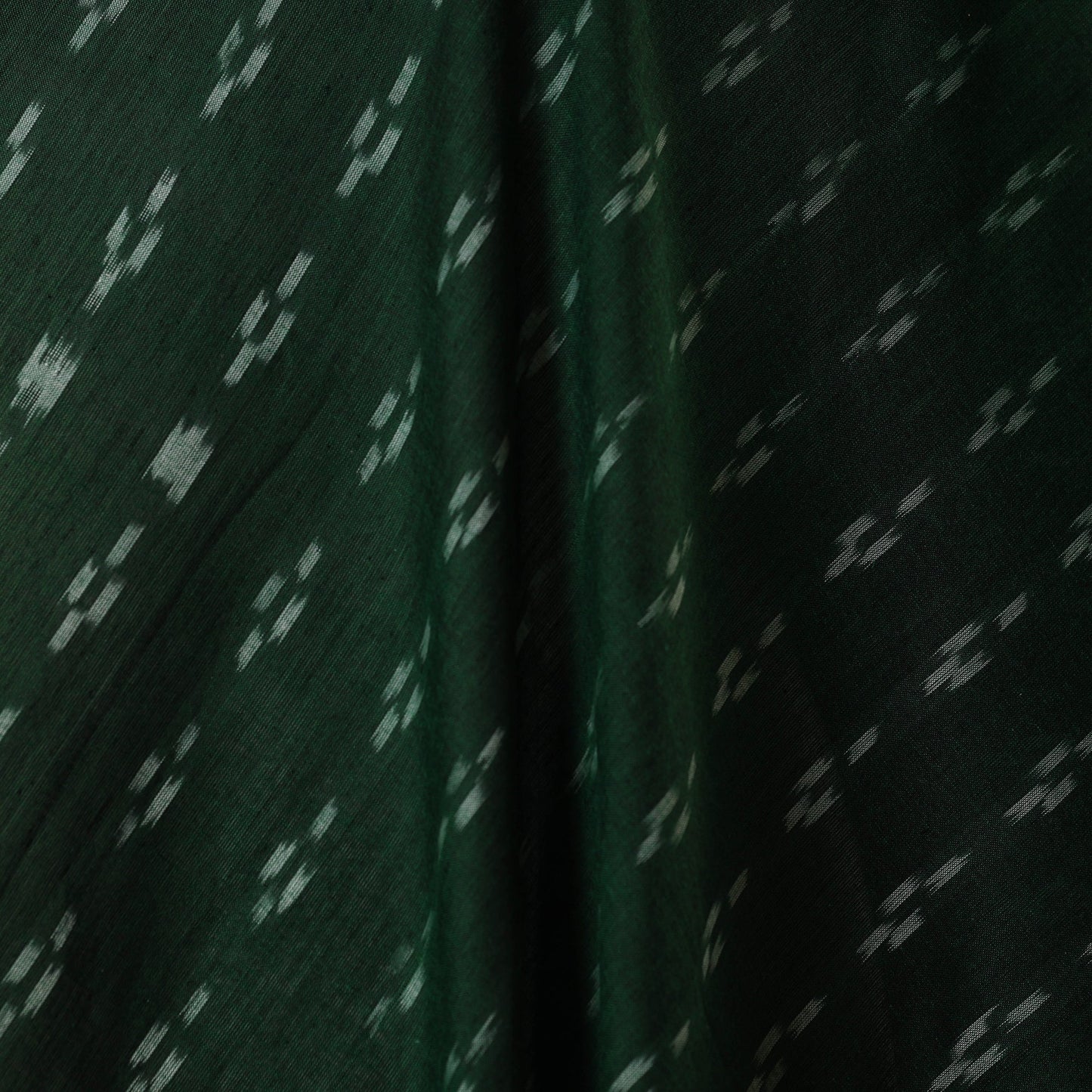 Green - handloom cotton sambalpuri ikat fabric 15