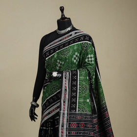 Black - handloom cotton sambalpuri ikat saree 04