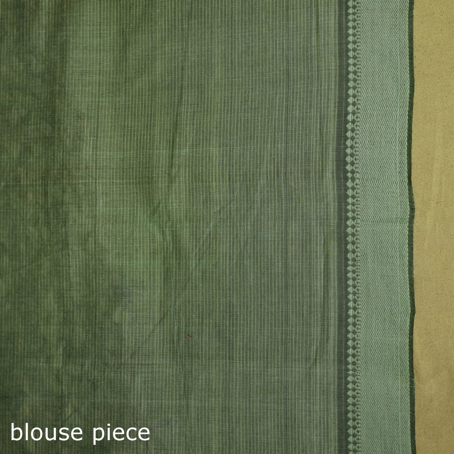 Green - handloom cotton thread border mangalagiri saree 16