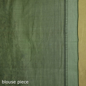 Green - handloom cotton thread border mangalagiri saree 16