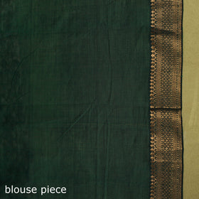 Green - handloom cotton zari border mangalagiri saree 05