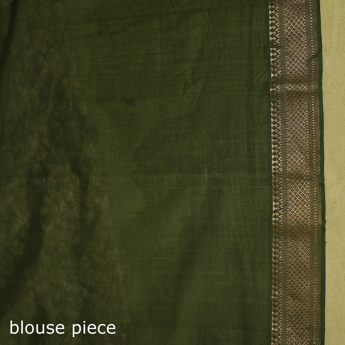 Green - handloom cotton zari border mangalagiri saree 06