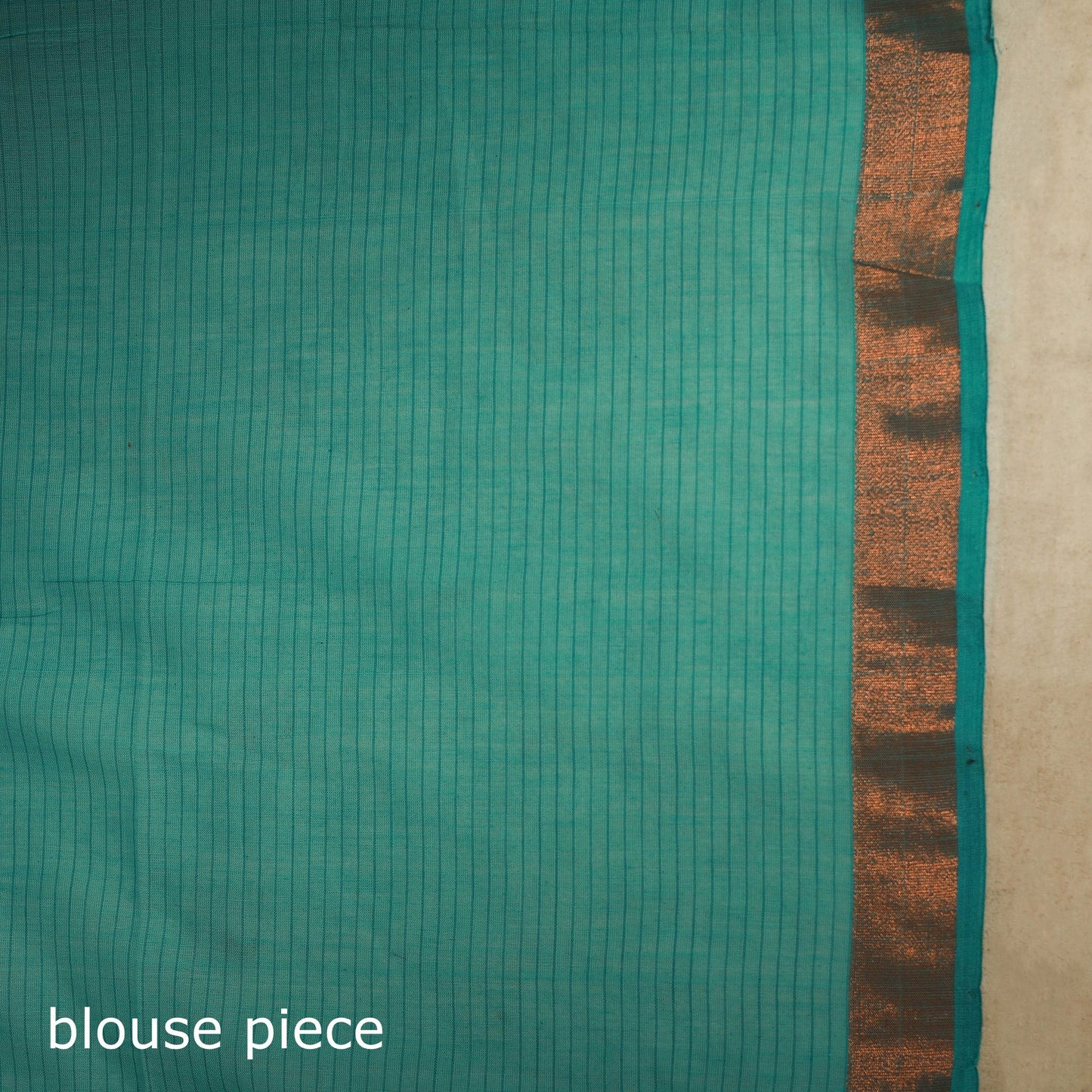 Green - handloom cotton zari buti phulia jamdani saree 03