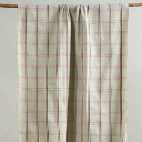 Buy Handloom Fine Cotton Checks Bath Towel
