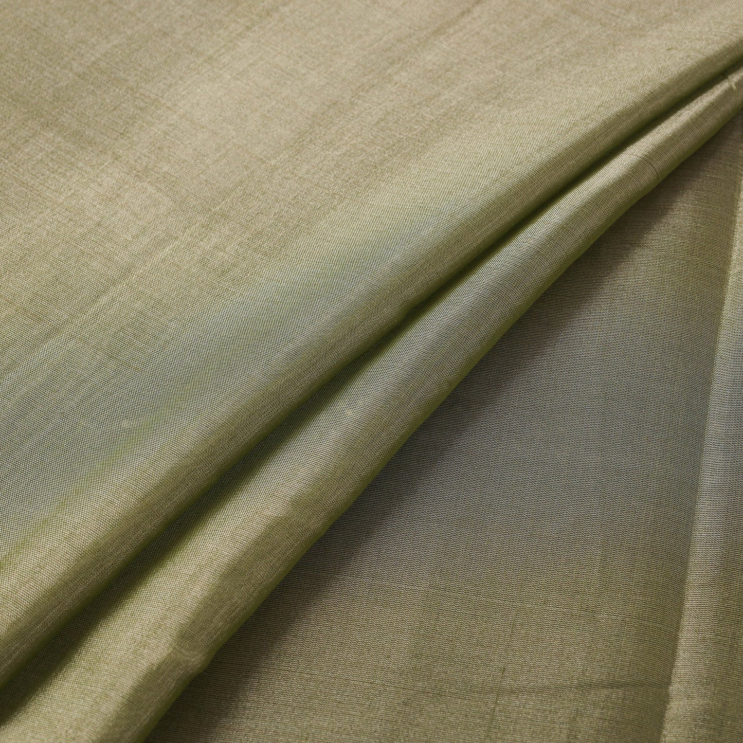 Handloom full tissue silver zari stripes chanderi silk
