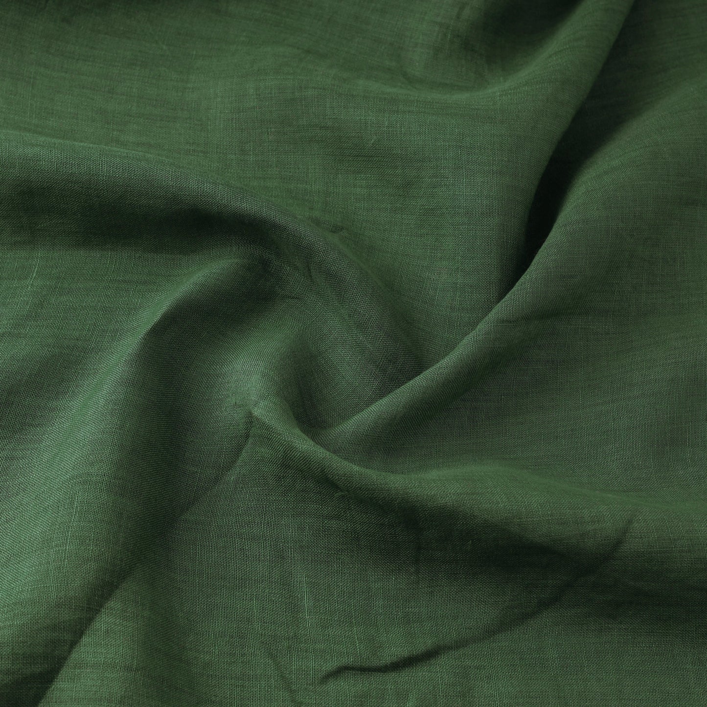 Green - handloom linen bhagalpuri fabric 16 - handcrafted