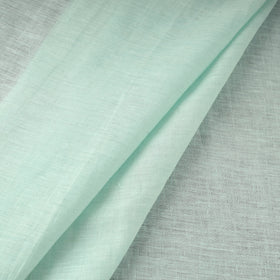 Green - handloom linen bhagalpuri fabric 21 - handcrafted