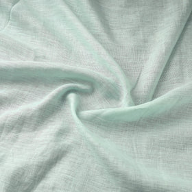 Green - handloom linen bhagalpuri fabric 21 - handcrafted