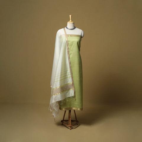 Handloom maheshwari silk 2pc unstitched dress material 41