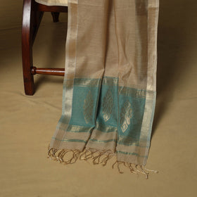 Handloom maheshwari silk tissue zari 3pc unstitched dress