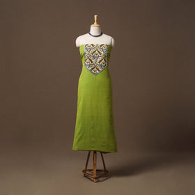 Handloom mangalagiri patchwork cotton unstitched kurta