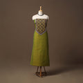Handloom mangalagiri patchwork cotton unstitched kurta