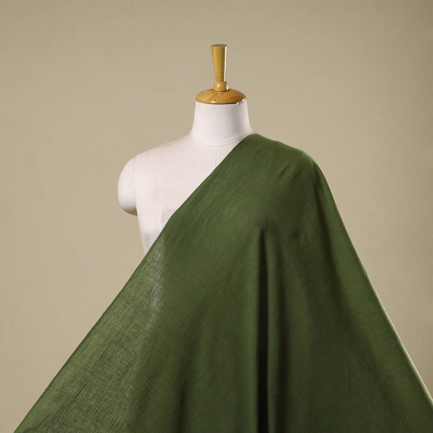 Handloom organic kala cotton fabric 03 - handcrafted