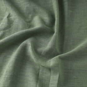 Green - handloom organic kala cotton fabric 09 - handcrafted