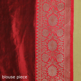 Green - handloom pure katan silk kaduwa zari buti banarasi